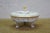 Early 20th Century Antique Dresden Covered Footed Turtle Soup Bowl Compote 5" For Sale - Image 5 of 17