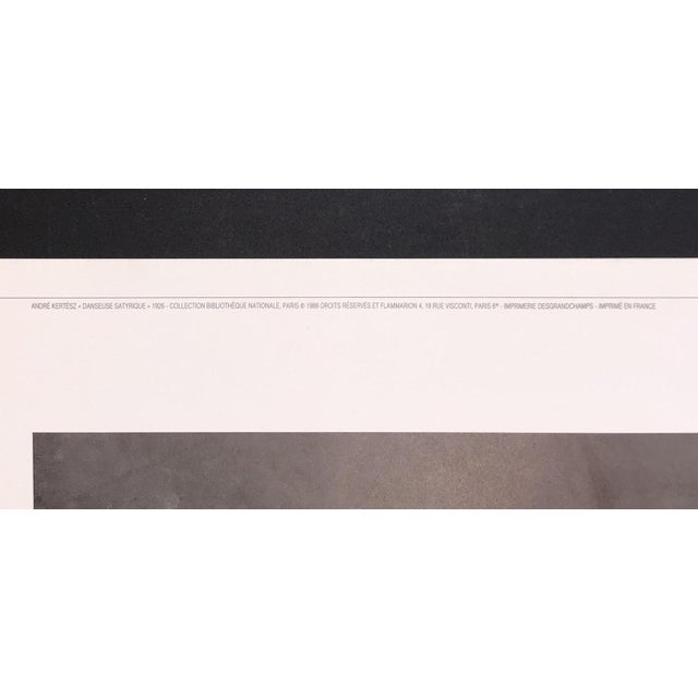 André Kertész Paris des Années Folles Exhibition at Carnavalet Museum Poster, 1986 For Sale - Image 3 of 10