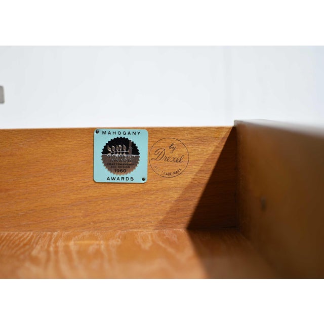 Mid Century Transitional 9 Drawer Lowboy Dresser by Drexel For Sale - Image 12 of 13