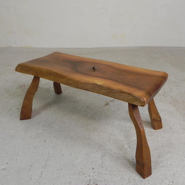Vintage Wooden Side Table, 1960s For Sale - Image 14 of 14