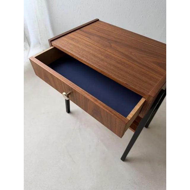 Scandinavian Chest of Drawers in Teak and Black Beech For Sale - Image 3 of 11