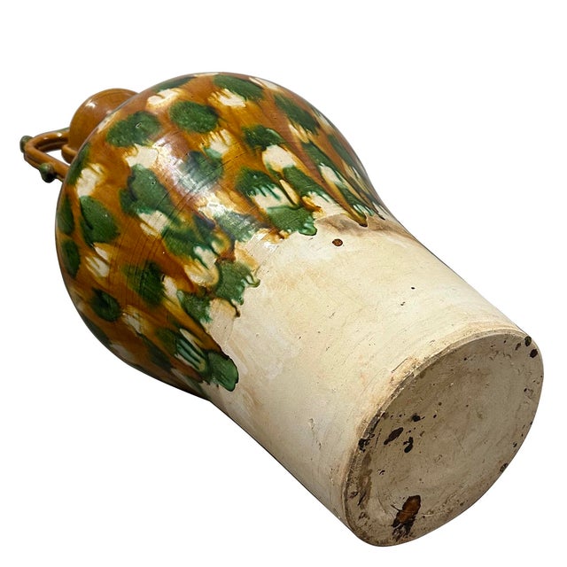 Early 20th Century Chinese Sancai-Glazed Double Dragon-Handled Amphora/Vase For Sale - Image 13 of 13