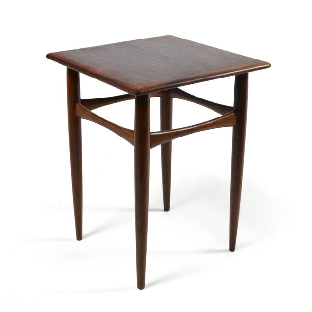 Arne Hovmand-Olsen Arne Hovmand-Olsen Rosewood Side Table For Sale - Image 4 of 11