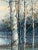 Michael Schofield Large Framed & Matted Artist Proof Print “ Winter Birches” For Sale - Image 9 of 12