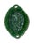 1900s Antique Green English Embossed Leaf Majolica Two Handle Serving Tray - 12 Inches Long For Sale - Image 13 of 13