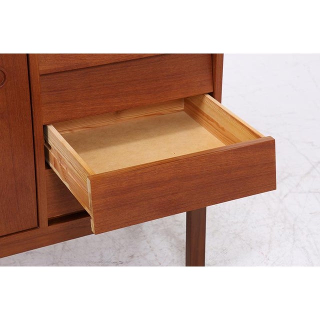 Mid-Century Danish Teak Bookcase with Drawers For Sale - Image 13 of 18