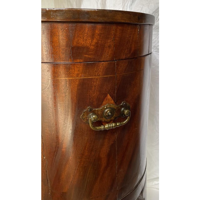 Early 19th Century Georgian Oval Mahogany Cellarette – English Wine Cooler, Circa 1800s For Sale - Image 5 of 10