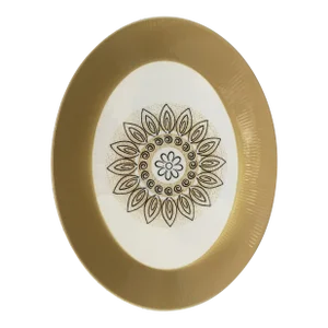 Mid 20th Century Homer Laughlin “Malibu” Floral Medallion Ceramic Platter