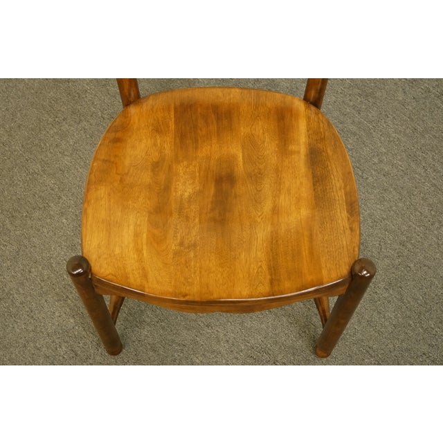 20th Century Traditional Nichols & Stone Solid Cherry Wheat/Sheaf Back