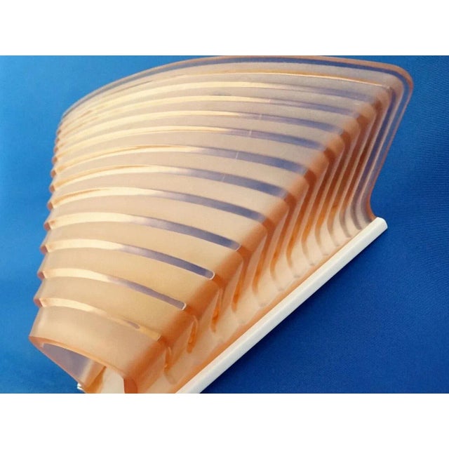 Pergamo Wall Lamp in Pink Satin Glass by Angelo Mangiarotti for Artemide, Italy, 1950s For Sale - Image 10 of 18