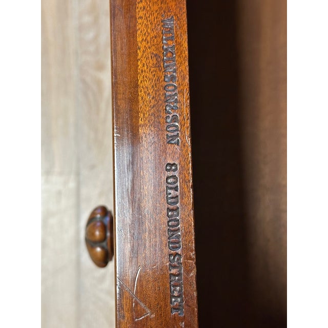 Large English Bookcase in Mahogany For Sale - Image 10 of 16