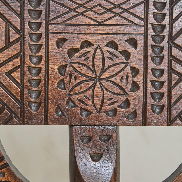 Mid 20th Century Antique Swedish Oak Corner Chair - 2 Available For Sale - Image 5 of 11