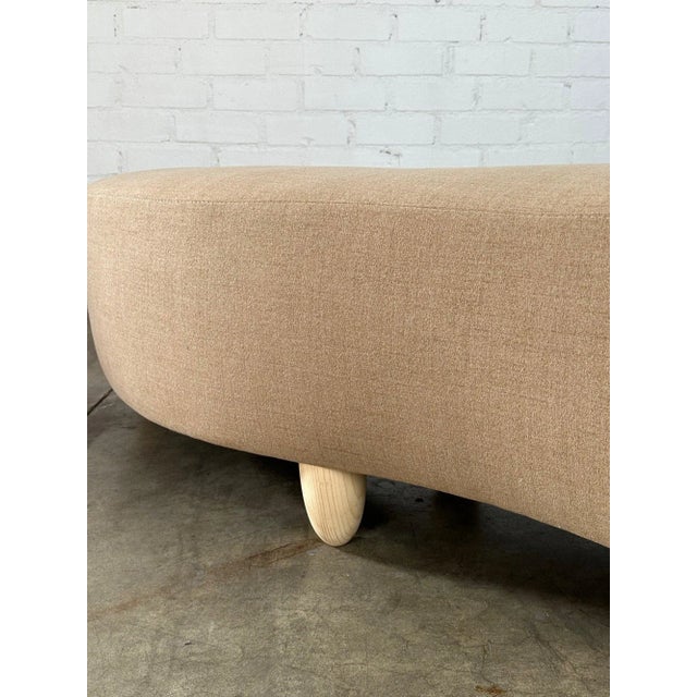 Handcrafted Squiggle Ottoman For Sale - Image 11 of 13