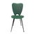Vintage 1960s green vinyl chair with black steel metal legs. This is missing one foot peg. Please see photos. One...