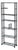 1970s Multistrux Iron Shelving by Multimueble, Attributed For Sale