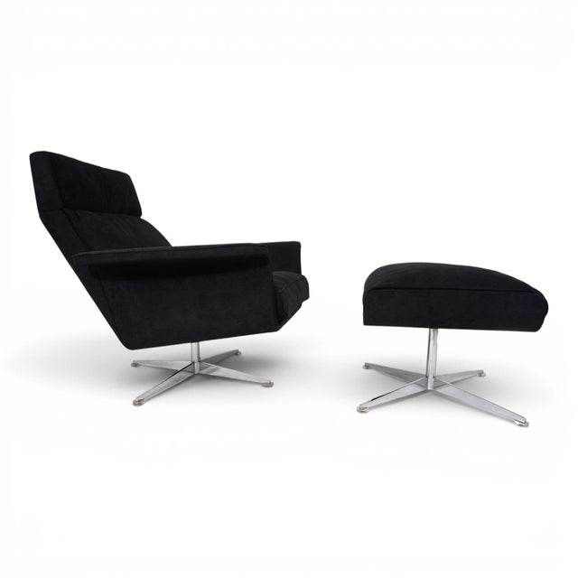 Siesta 62 Lounge Chair with Ottoman by Jacques Brule for Kaufeld, 1960s, Set of 2 For Sale - Image 17 of 18
