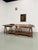 Old pine work table, drapier style, with double levels. we love its unique look, its xxl format, the patina of the whole...