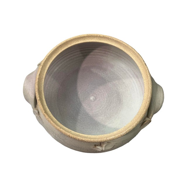 Mid-Century Modern Vintage Mid Century Modern Pottery Lidded Casserole Bowl Ceramic Studio Pottery For Sale - Image 3 of 12