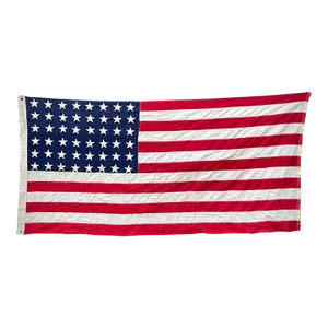 Vintage 48 Star American Navel Flag Wool