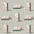 Sample - Schumacher Domino Epingle Fabric in Black For Sale