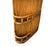 Restored Mid-Century Sailboat Ships Bow Shaped Stacked Rattan Dry Bar For Sale - Image 11 of 13