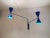 Not Yet Made - Made To Order Blue Pantone Bat Light with 2 Arms by Juanma Lizana For Sale - Image 5 of 11