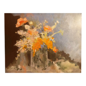 Original oil painting on board by artist Robert Rutkauskas