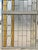 Antique Victorian Amber Stained Leaded Glass Double Window Converted to Door For Sale - Image 9 of 18