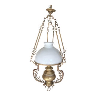 Victorian Pendant Fixture For Sale