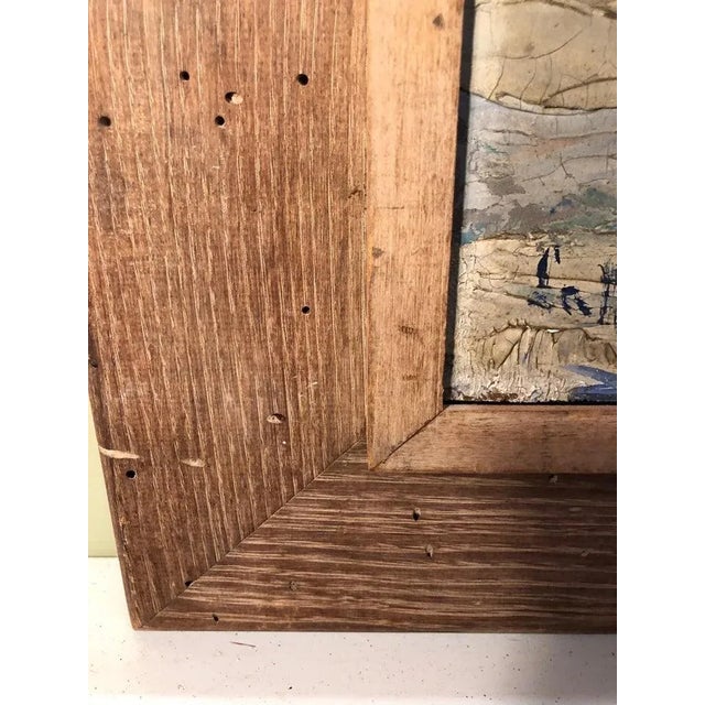 Signed Impasto on Board of Sailboat For Sale - Image 10 of 12