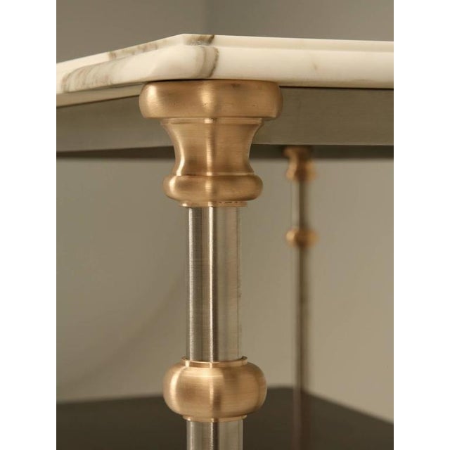 Stainless & Bronze Kitchen Island Chairish