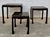Chinoiserie 1960s Set of Three Antique Chinese Lacquered Nesting Tables For Sale - Image 3 of 11