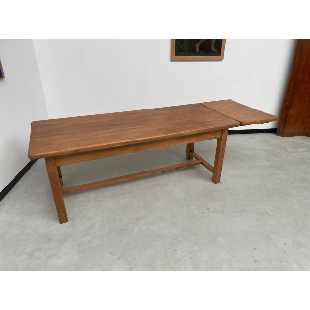 Vintage Extendable Pine Table, 1950s For Sale - Image 14 of 18