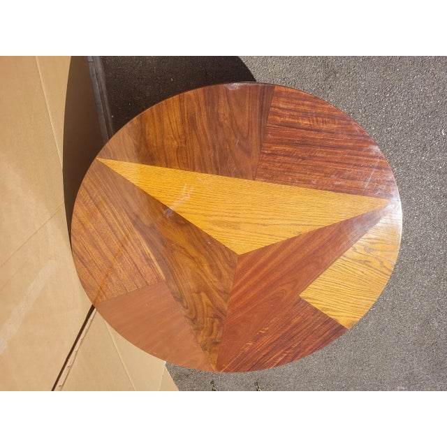 Wood Marquetry Coffee Table, 20th Century For Sale - Image 7 of 10
