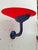 Postmodern Wall Lamps in Red and Yellow Satin Glass with Black Lacquered Metal Structure, Italy, 1980, Set of 2 For Sale - Image 9 of 17