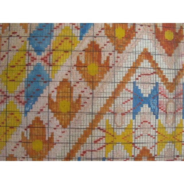 Paper Antique French Textile Design For Sale - Image 7 of 9