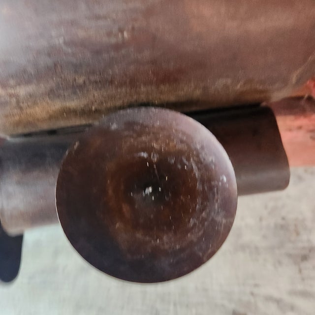 1970s Pair of Vintage Mexican Metal Wall Candle Sconces – 16"x8" Rustic Scroll Design - Rare For Sale In Kansas City - Image 6 of 14