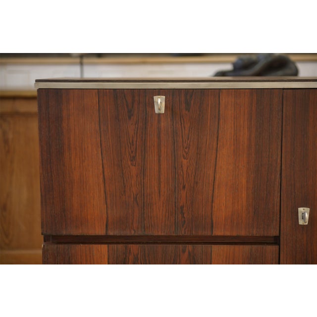 Brown Vintage Wooden Buffet, 1970s For Sale - Image 8 of 13