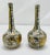 Pair, 19th Century Chinese Clobbered Rose Medallion Bottle Vases For Sale In Providence - Image 6 of 8