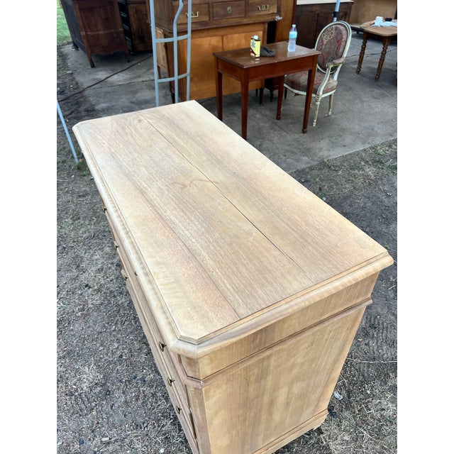 French 19th Century Louis Philippe Bleached Walnut Commode For Sale - Image 12 of 12