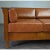 2020s Crafters and Weavers Arts and Crafts / Craftsman Cubic Panel Side Sofa, Russet Brown Leather For Sale - Image 5 of 6