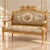 Bring timeless French elegance to your interior with this Louis XVI-inspired sofa, featuring a beautifully carved frame...