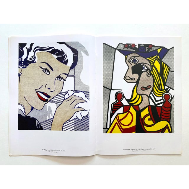 1990s Roy Lichtenstein Vintage 1993 First Edition Offset Lithograph Print Large Pop Art Book For Sale - Image 5 of 13