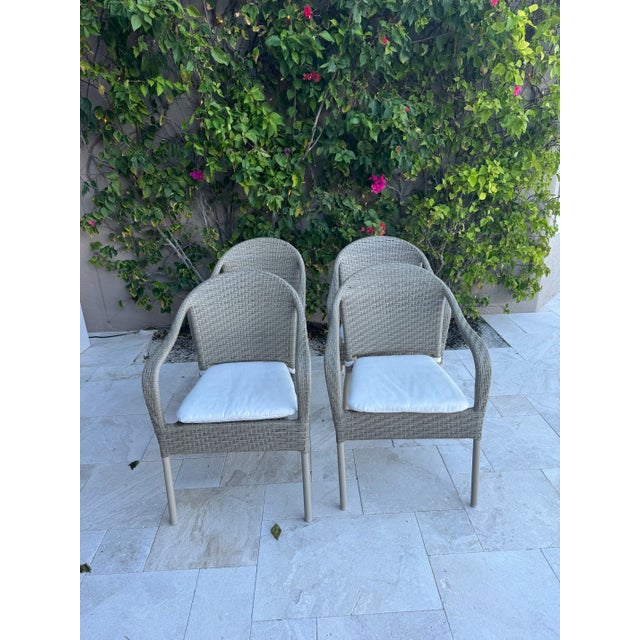 Lightweight Curved-back Cafe Style Stacking Chairs create an elegant outdoor setting at a moment's notice. Advanced...