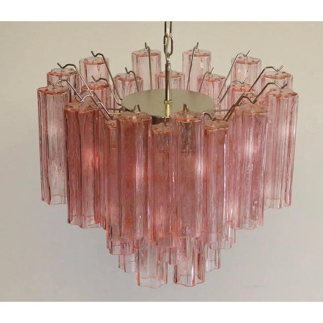 Tronchi Chandeliers in the Style of Toni Zuccheri for Venini, Murano, 1980, Set of 2 For Sale - Image 6 of 12