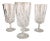 Contemporary Gorham Crystal " King Edward" Pattern Water Goblets -Ice Tea Glasses S/4 For Sale