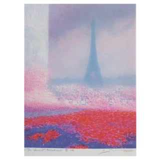 Claude Manoukian, La Tour Eiffel, 1999, Lithograph For Sale