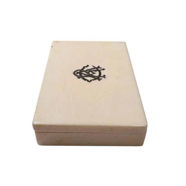 Mid 19th Century Mid 19th Century Antique Bone Work Box For Sale - Image 5 of 8