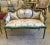 Rococo Rococo Style Small Bench With 2 Pillows For Sale - Image 3 of 3