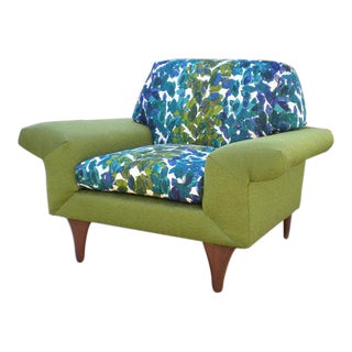 Mid Century Modern Flexsteel Lounge Chair For Sale